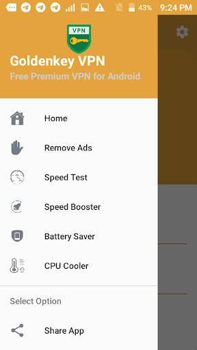 Free GoldenKey VPN Hotspot- Free(SuperFast) VPN screenshot 2