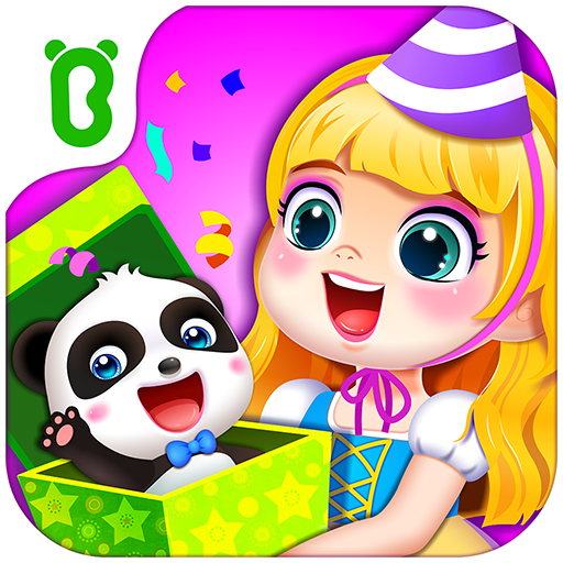 Little panda's birthday party icon