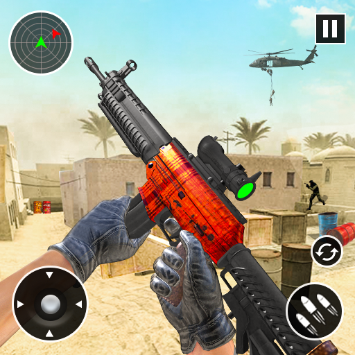 counter strike Gun shooting icon