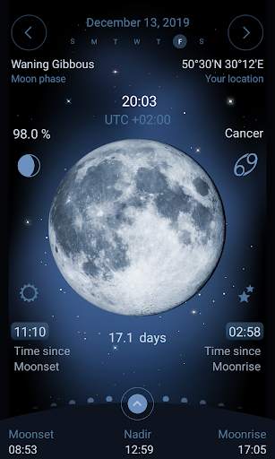 Deluxe Moon - Moon Calendar, Phases and more! screenshot 1