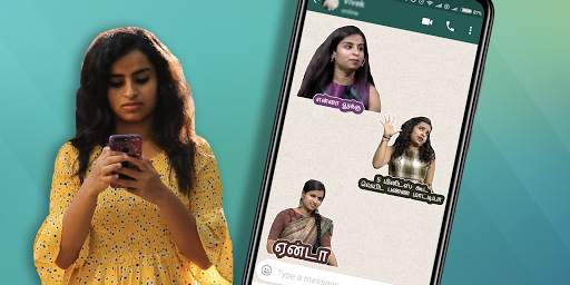 Sivaangi whatsapp stickers - WAStickerapps screenshot 4
