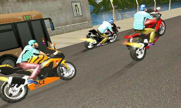 Moto Rider Racing 2017 - Highway bike racer screenshot 2