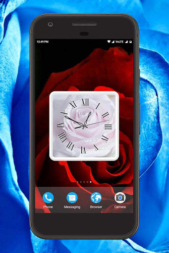 Rose Clock Live Wallpaper screenshot 4
