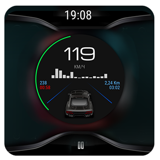 Black V3 - theme for CarWebGuru Launcher icon