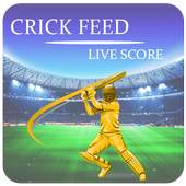 Crick Feed – Live Cricket score & Update 1.0