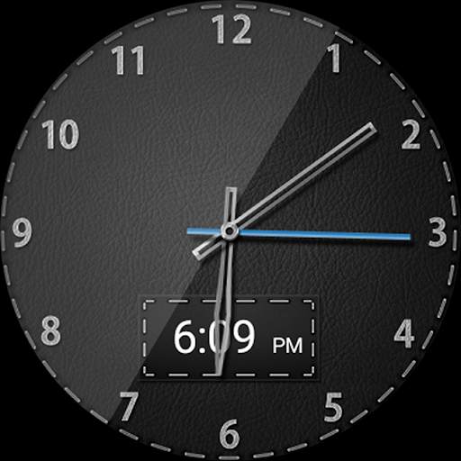 Black Leather HD Watch Face screenshot 11