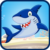 Angry Cute Shark Evolution आइकन