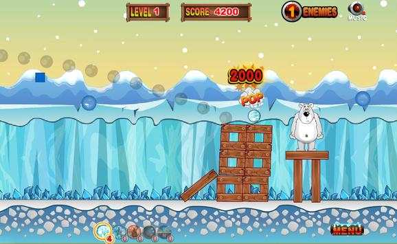 Angry Penguins Adventure - War Attack Games screenshot 3