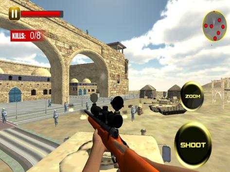 Desert Militer Sniper Perang screenshot 10