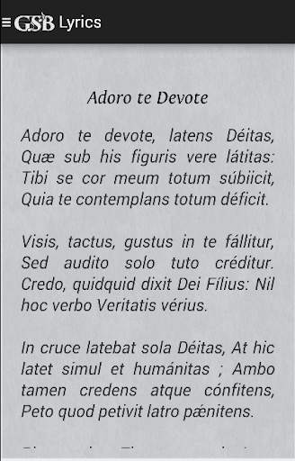 Gregorian SongBook screenshot 4