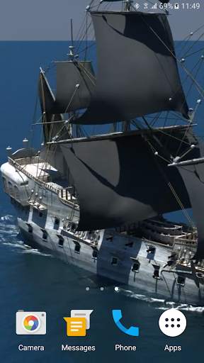 Sailing Ship Live Wallpaper screenshot 6