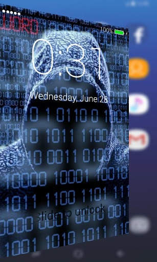 Hackers Lock Screen Pro screenshot 1