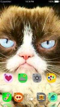 Grumpy Cat Theme C Launcher screenshot 3