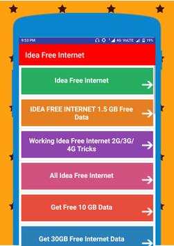 Idea Sim Free Internet Tricks 3 تصوير الشاشة