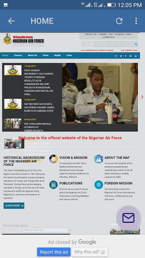 Nigerian Air Force NAF app screenshot 3