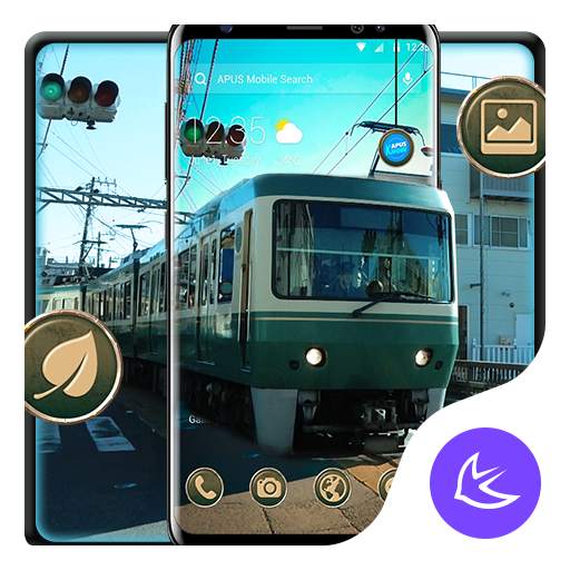 Train Track APUS Launcher Theme 63.0.1001
