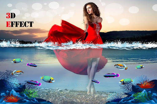 3D Water Effects Photo Editor 1 تصوير الشاشة