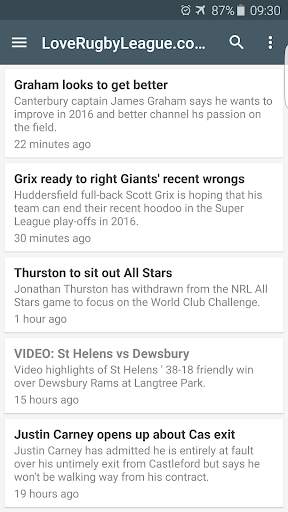 Rugby League News screenshot 7