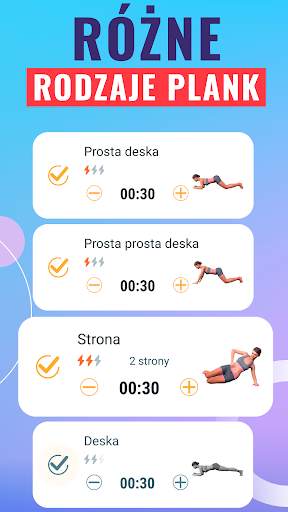 Trening deski ćwiczenie screenshot 2