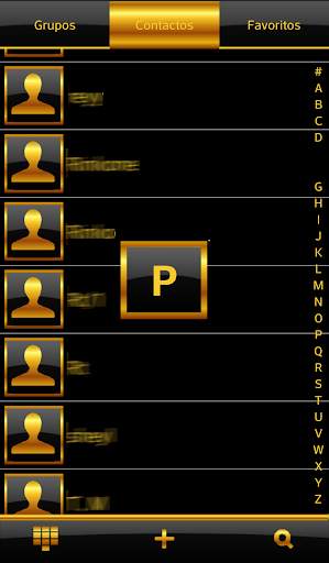 THEME BLACK GOLD FOR EXDIALER screenshot 3