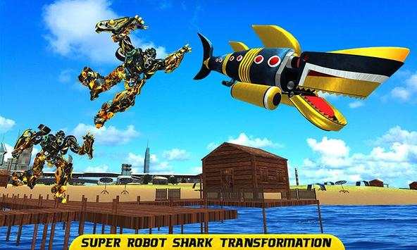 Real Robot Shark Game: Angry Shark Robot Transform screenshot 2