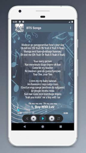 BTS Songs KPop Lyric screenshot 2