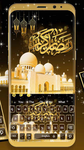 Gold Ramadan 2019 Keyboard screenshot 2