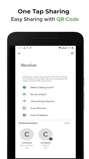 XenonShare: Fast Free, NoAds & Secure file sharing screenshot 4