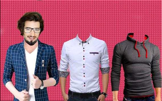 Man Fashion Shirt Photo Suit and Editor screenshot 1