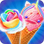 Glowing Unicorn & Rainbow Rose Ice Cream! DIY Chef logo