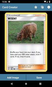 Card Creator for Pokemon screenshot 4