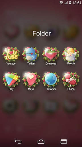 Love Story GO Launcher Theme screenshot 5