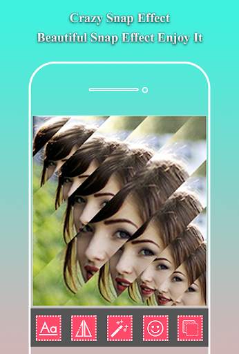 crazy snap magic mirror effect Slice Photo editor 4 تصوير الشاشة