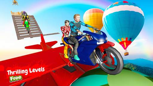 Bike Stunt race offline riding game screenshot 5