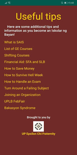 Freshman Survival Guide 2019 screenshot 2