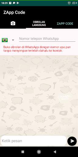 ZAppCode Klik untuk Mengobrol Langsung di WhatsApp screenshot 1
