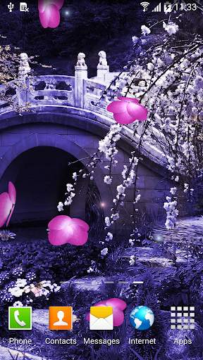 Mystic Sakura Live Wallpaper screenshot 3