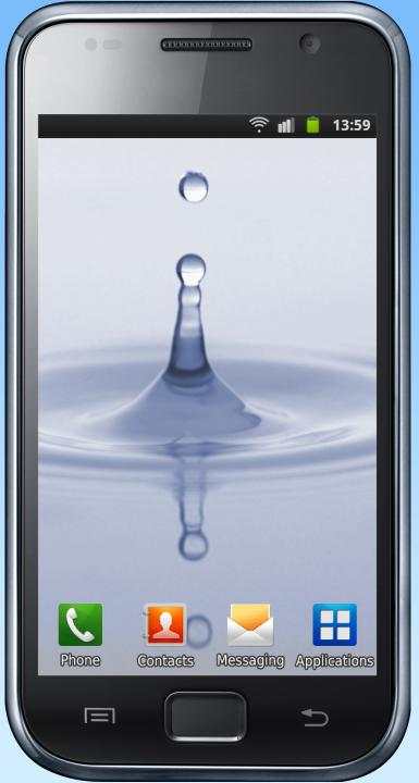 Water drops live wallpaper screenshot 1