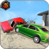 Speed Car VS Car Crusher: Beam Damage Engine icon