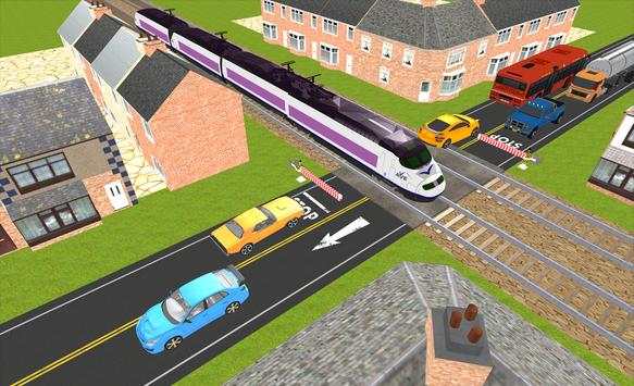 Railroad crossing 3D: Train Driving simulation2018 screenshot 1