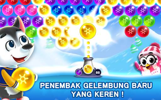 Bubble Shooter Frozen Pop Bola screenshot 1