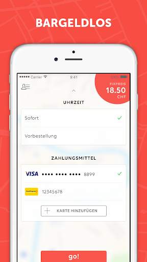 go! – so einfach geht Taxi. screenshot 3