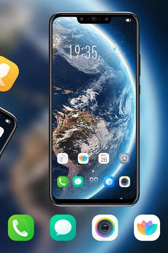 Space galaxy theme Cosmic earth screenshot 3