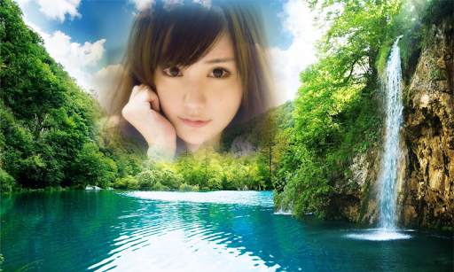 Waterfall Multi Photo Frame 1 تصوير الشاشة