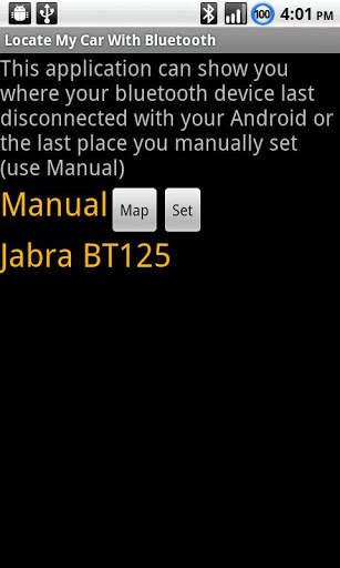 Locate My Car With BT screenshot 1