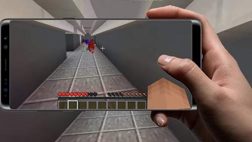Impostor   Among Us mod skin MCPE screenshot 2
