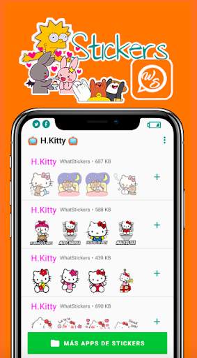 Kitty Kat Stickers for WhatsApp screenshot 2