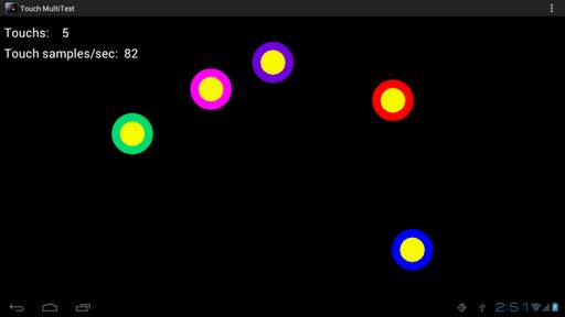 Touch Multitest screenshot 1