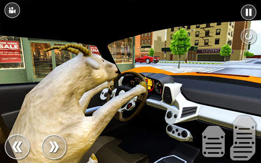 Crazy Goat Car Driving Sim screenshot 1