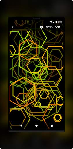 Hex AMOLED Neon Live Wallpaper 2021 screenshot 8